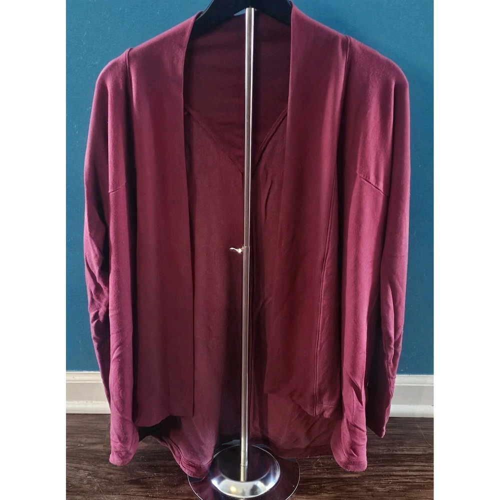 Active Life Women's Draped Open Front Modal Cardigan Size XL Extra Large